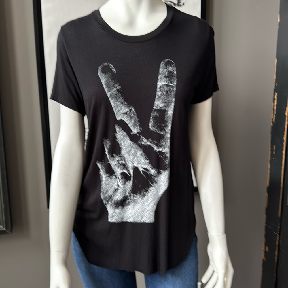 Lauren Moshi Peace Sign Top